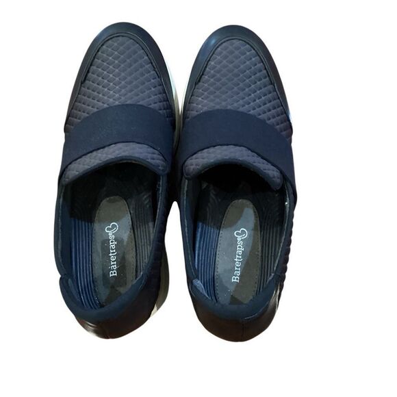 Baretraps® Jamese Casual Cliff Wedge Sneakers Navy Blue 8.5 - Picture 9 of 12